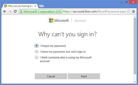I forgot the account I use with Microsoft 365.